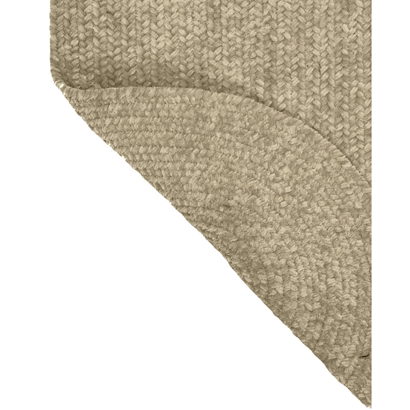 Gracie Oaks Deacon Polyester Chenille Braided Area Rug Dove Wayfair